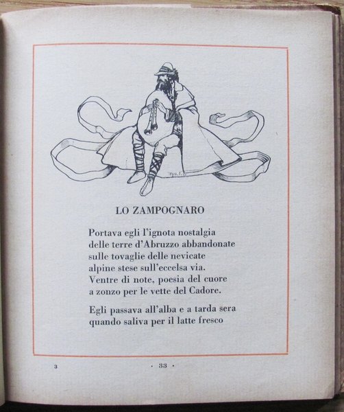 LE CANZONI DELLA GUERRA - Bibliotechina de LA LAMPADA 1923