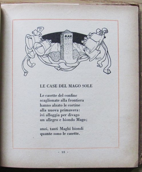 LE CANZONI DELLA GUERRA - Bibliotechina de LA LAMPADA 1923