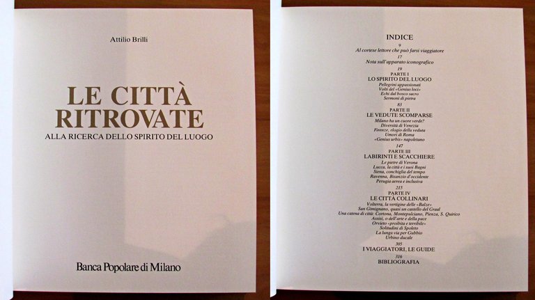 LE CITTA' RITROVATE - ALLA RICERCA DELLO SPIRITO DEL LUOGO