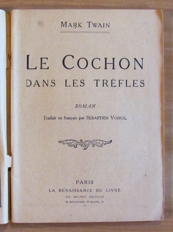 LE COCHON DANS LES TREFLES - La Renaissance du Livre, …
