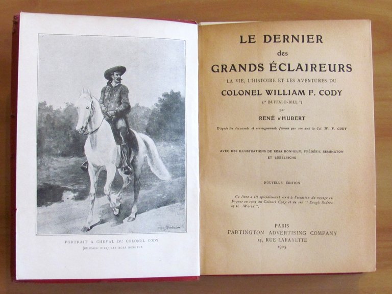 LE DERNIER DES GRANDS ECLAIREURS DU COL. William F. CODY …