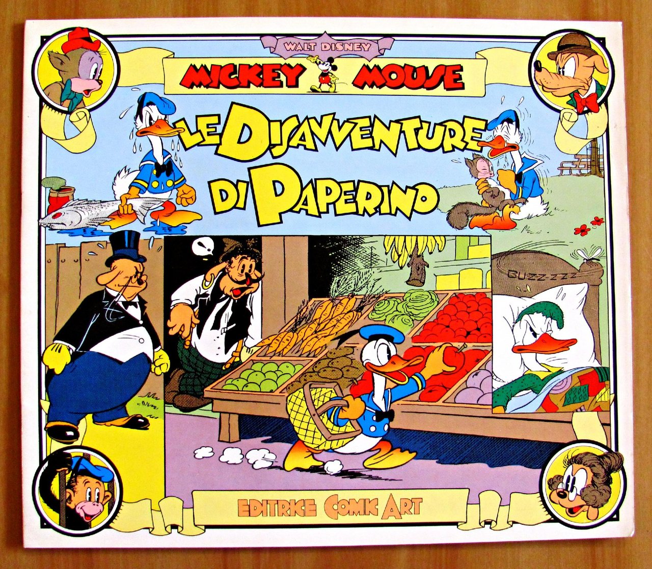 LE DISAVVENTURE DI PAPERINO - COMIC ART con Gioco interno