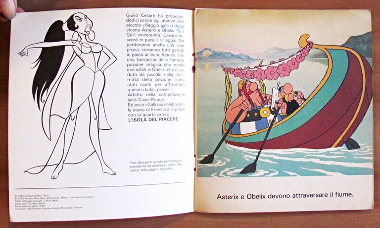 LE DODICI FATICHE DI ASTERIX N.4 - L'ISOLA DEL PIACERE, …