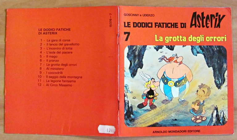 LE DODICI FATICHE DI ASTERIX N.7 - LA GROTTA DEGLI …