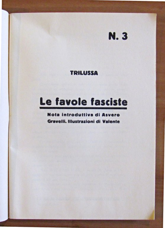 LE FAVOLE FASCISTE - Libro e Moschetto, Biblioteca del Giovane …