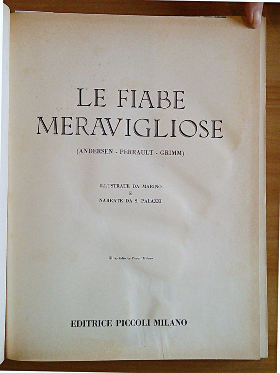 LE FIABE MERAVIGLIOSE - Andersen, Perrault Grimm, 1968 - ill. …