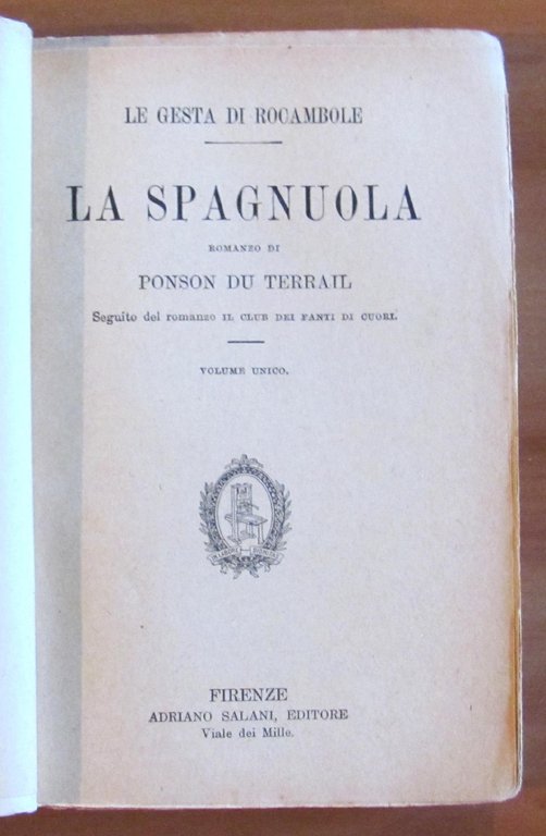 Le Gesta di ROCAMBOLE - La Spagnuola