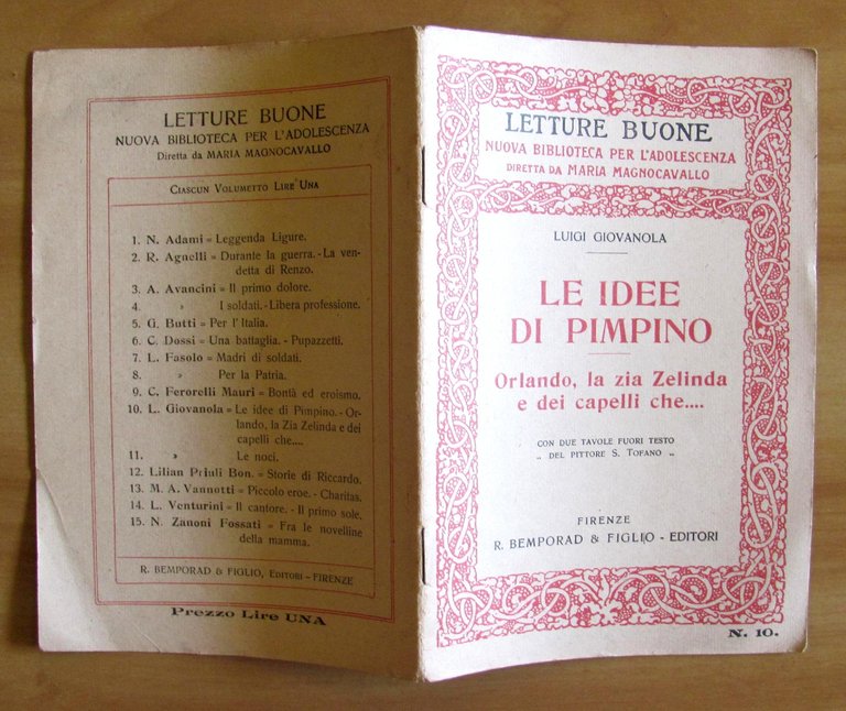 LE IDEE DI PIMPINO - Letture Buone Bemporad, 1923 - …