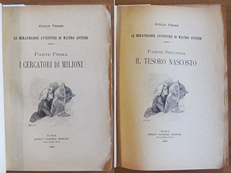 LE MERAVIGLIOSE AVVENTURE DI MASTRO ANTIFER, I ed. 1899 - …