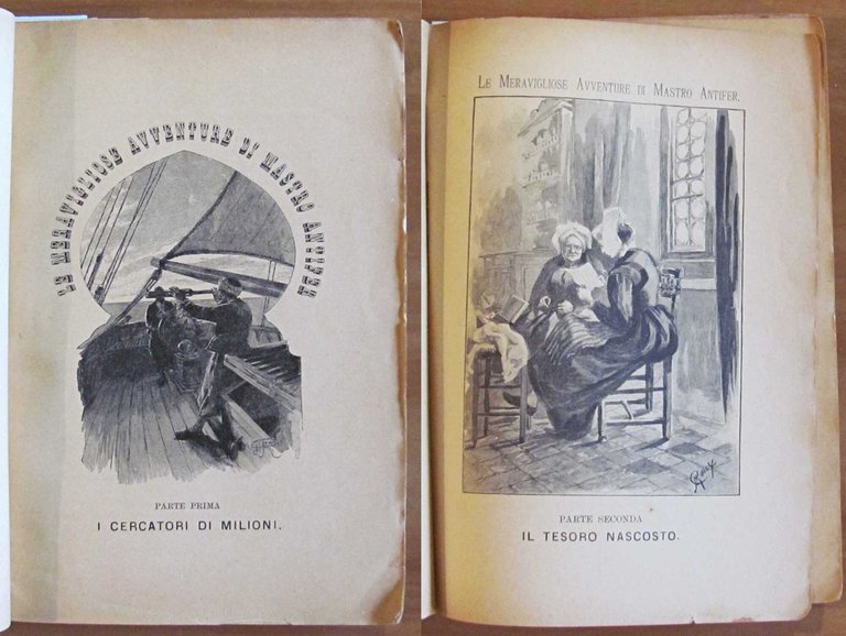 LE MERAVIGLIOSE AVVENTURE DI MASTRO ANTIFER, I ed. 1899 - …