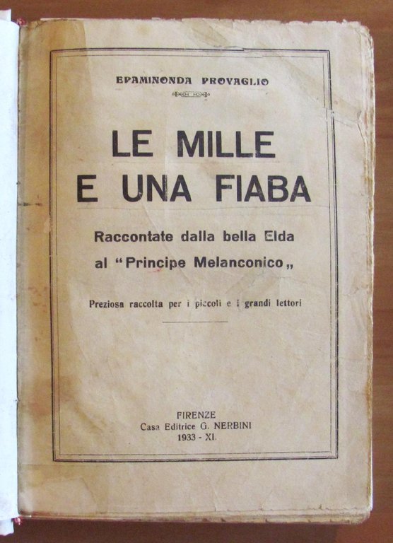LE MILLE E UNA FIABA - Raccontate dalla bella Elda …