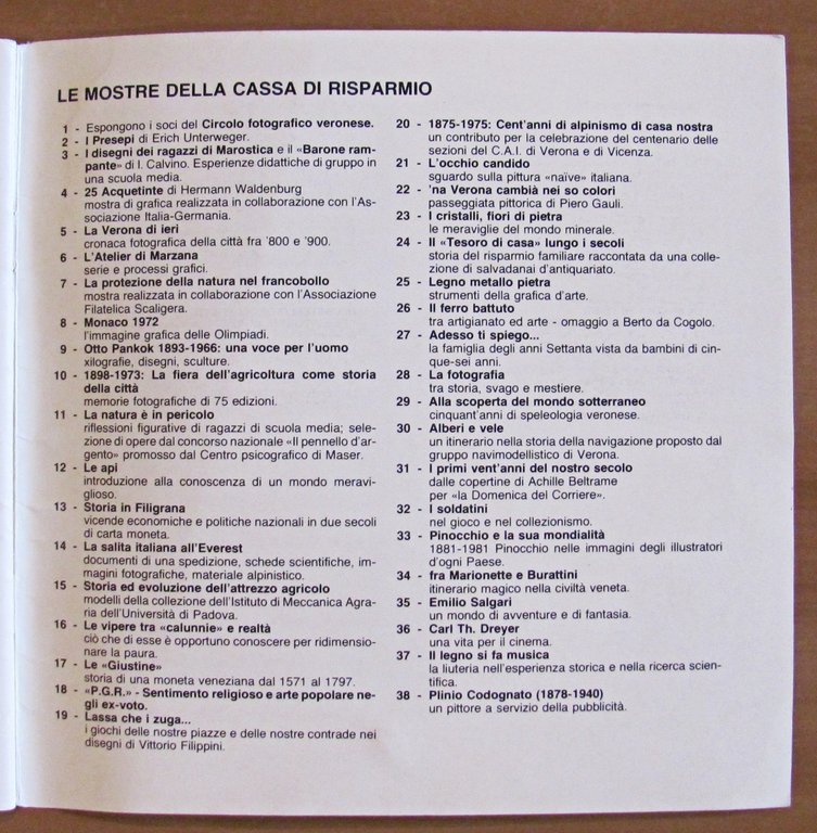 Le Mostre della Cassa di Risparmio EMILIO SALGARI Un mondo …