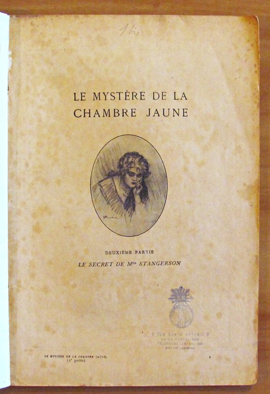 LE MYSTERE DE LA CHAMBRE JAUNE - LES AVENTURES EXTRAORDINAIRES …