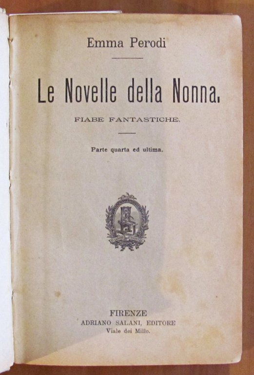 LE NOVELLE DELLA NONNA - Fiabe Fantastiche, 1920 - ill. …