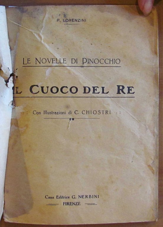 LE NOVELLE DI PINOCCHIO, anni '20 - ill. CHIOSTRI | Immagine Gallery 2