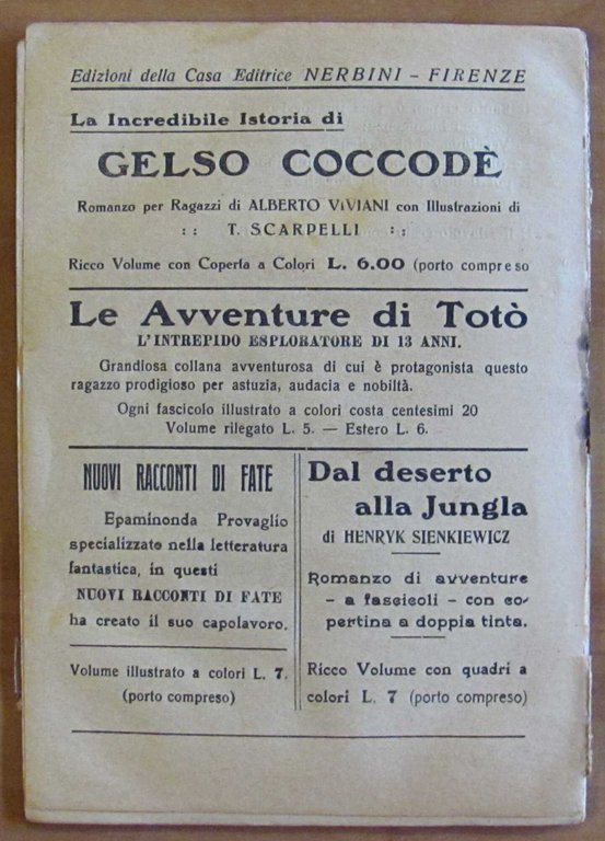 LE NOVELLE DI PINOCCHIO, anni '20 - ill. CHIOSTRI | Immagine Gallery 7