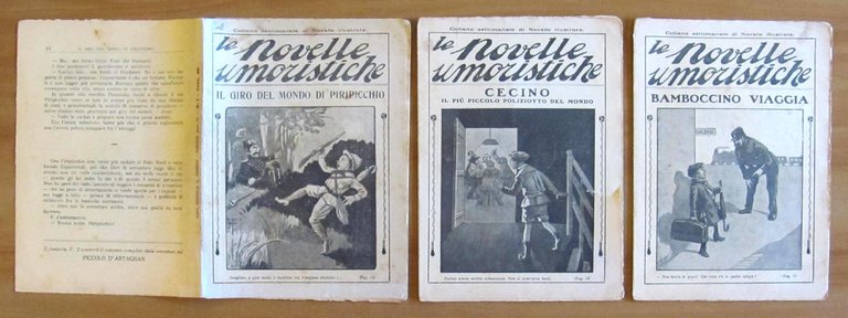 LE NOVELLE UMORISTICHE - LOTTO di 10 FASCICOLI Sfusi