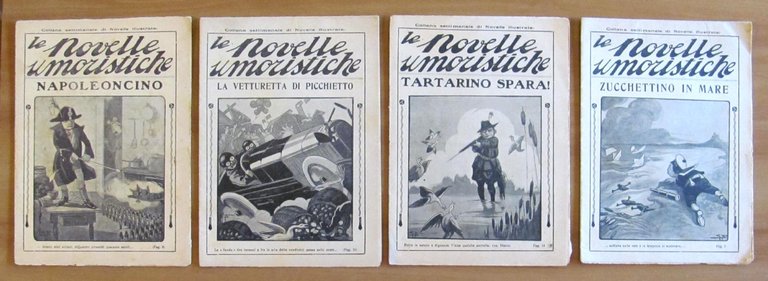 LE NOVELLE UMORISTICHE - LOTTO di 10 FASCICOLI Sfusi