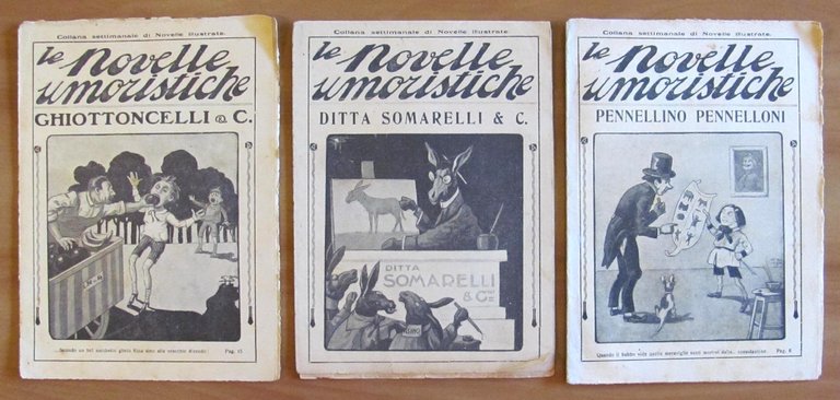 LE NOVELLE UMORISTICHE - LOTTO di 10 FASCICOLI Sfusi