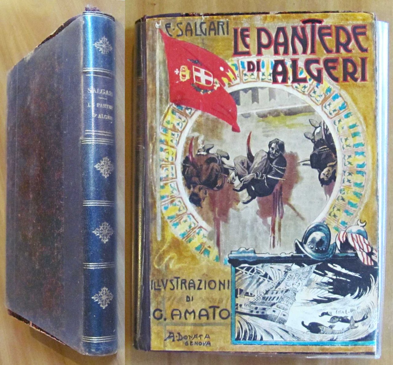 LE PANTERE DI ALGERI, I ed. 1903 - ill. D'AMATO | Immagine principale