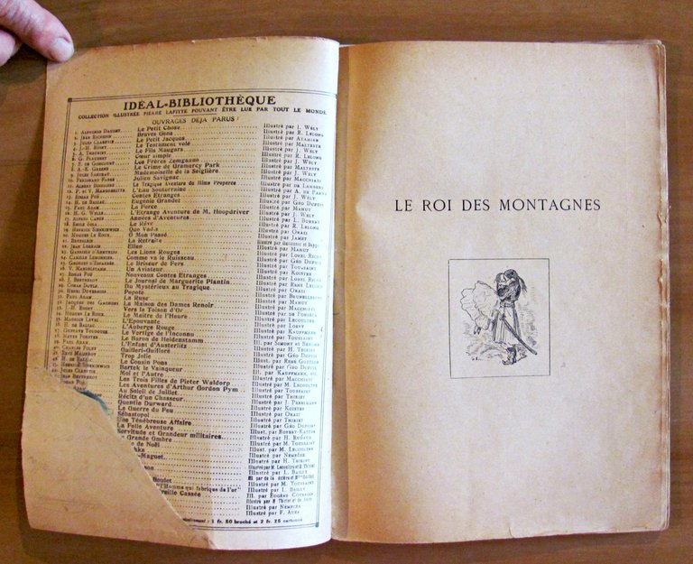 LE ROI DES MONTAGNES - Coll. Idéal Bibliothèque