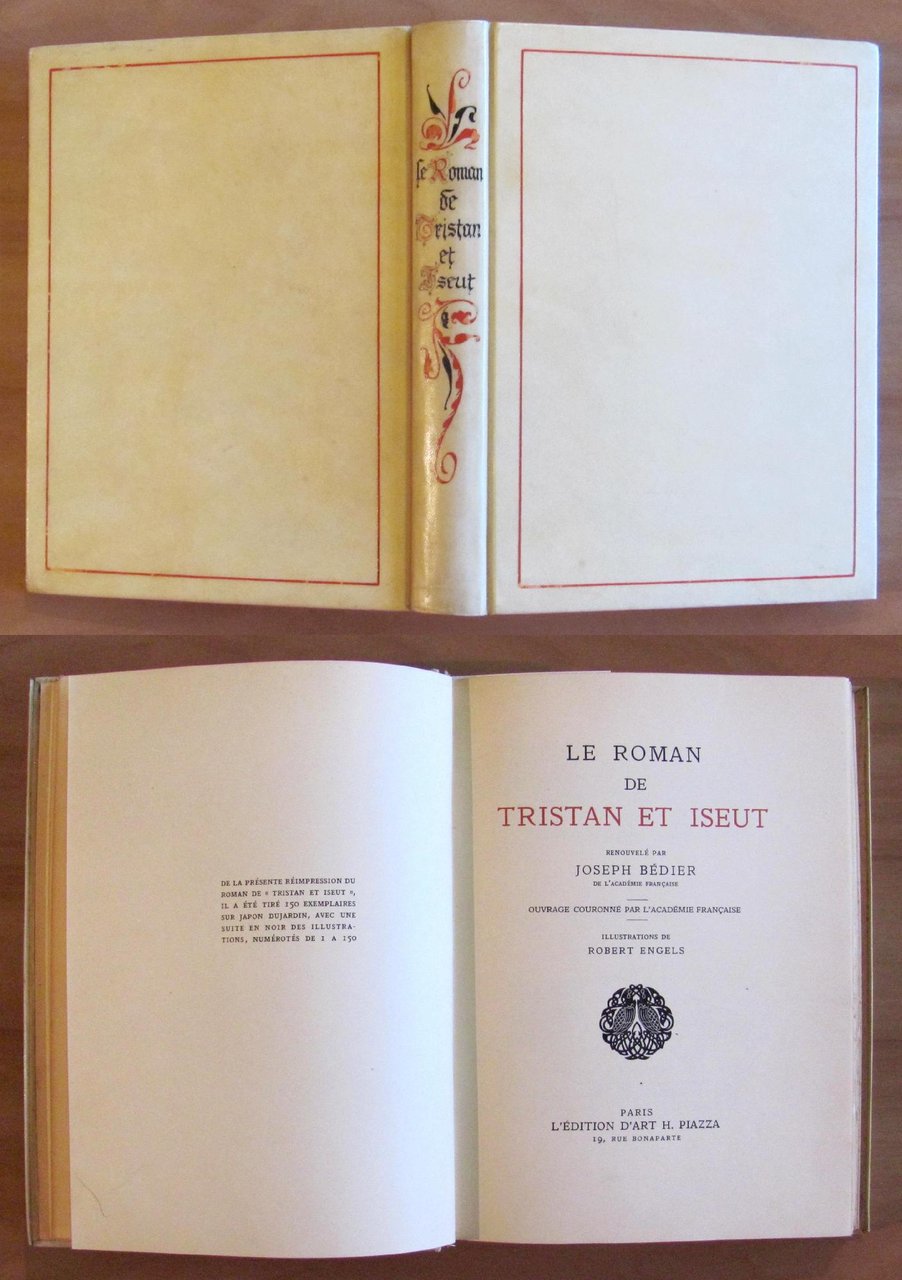 LE ROMAN DE TRISTAN ET ISEUT - Ed Piazza 1939 …