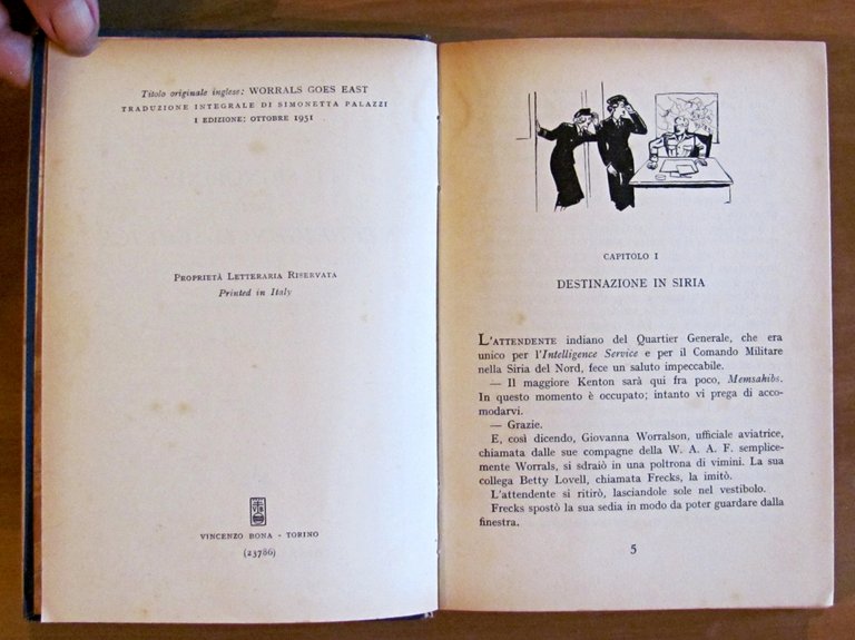 LE SIGNORINE DELL'INTELLIGENCE SERVICE, I ed. 1951 - ill. Fanny …