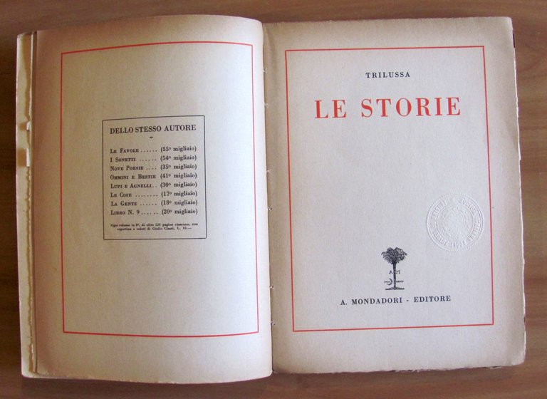 LE STORIE, 1930