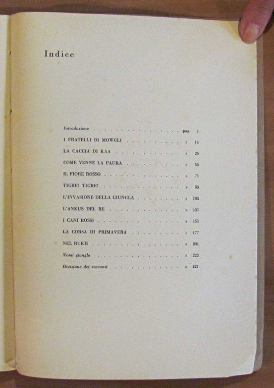 LE STORIE DI MOWGLI, 1965 ca.
