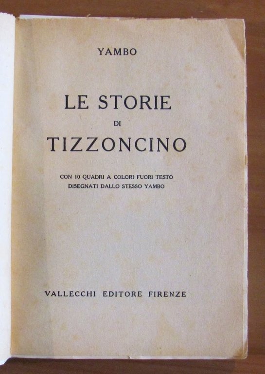 LE STORIE DI TIZZONCINO, 1927