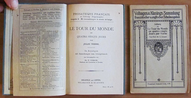 LE TOUR DU MONDE EN QUATRE-VINGTS JOURS + ANHANG (Appendice) …
