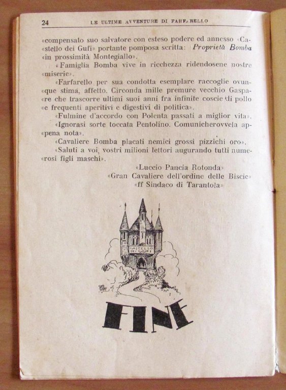 LE ULTIME AVVENTURE DI FARFARELLO - Collana Illustrata di Letture …