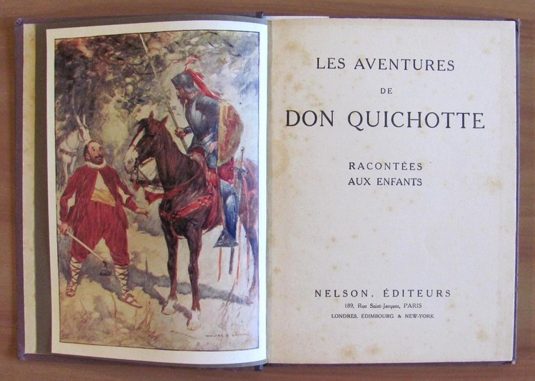 LES AVENTURES de DON QUICHOTTE racontées aux Enfants