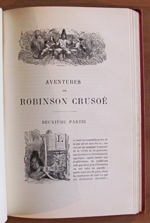 LES AVENTURES DE ROBINSON CRUSOE, 1923 - ill. GRANDVILLE