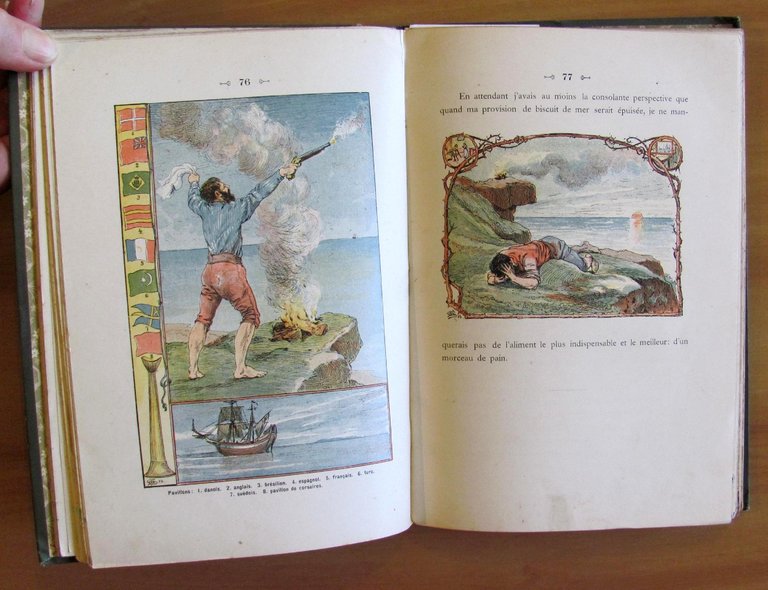 LES AVENTURES DE ROBINSON CRUSOE', 1889 - ill. SCHAEFER