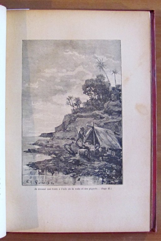 LES AVENTURES DE ROBINSON CRUSOE. fine '800 - ill. HALSWELLE …