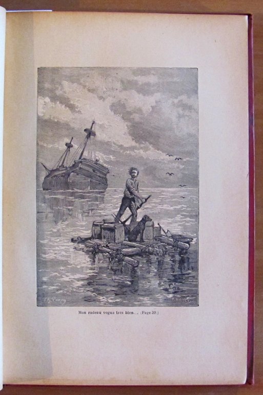 LES AVENTURES DE ROBINSON CRUSOE. fine '800 - ill. HALSWELLE …