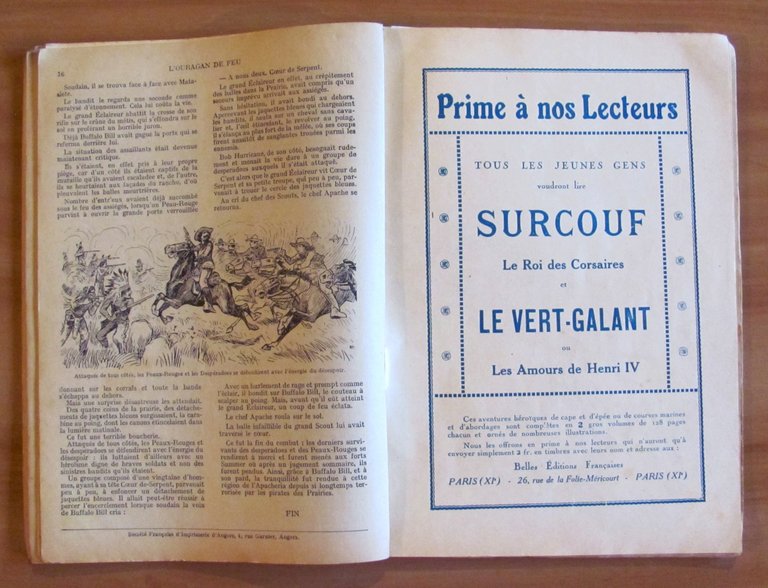 LES CELEBRES AVENTURES DE BUFFALO BILL Grand Eclaireur du Far …
