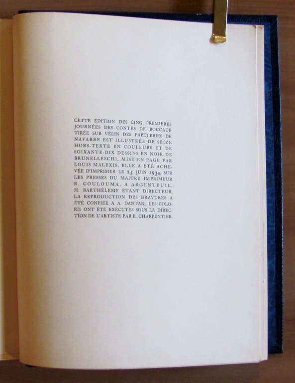 LES CONTES DE BOCCACE - DECAMERON in 2 Volumi in …