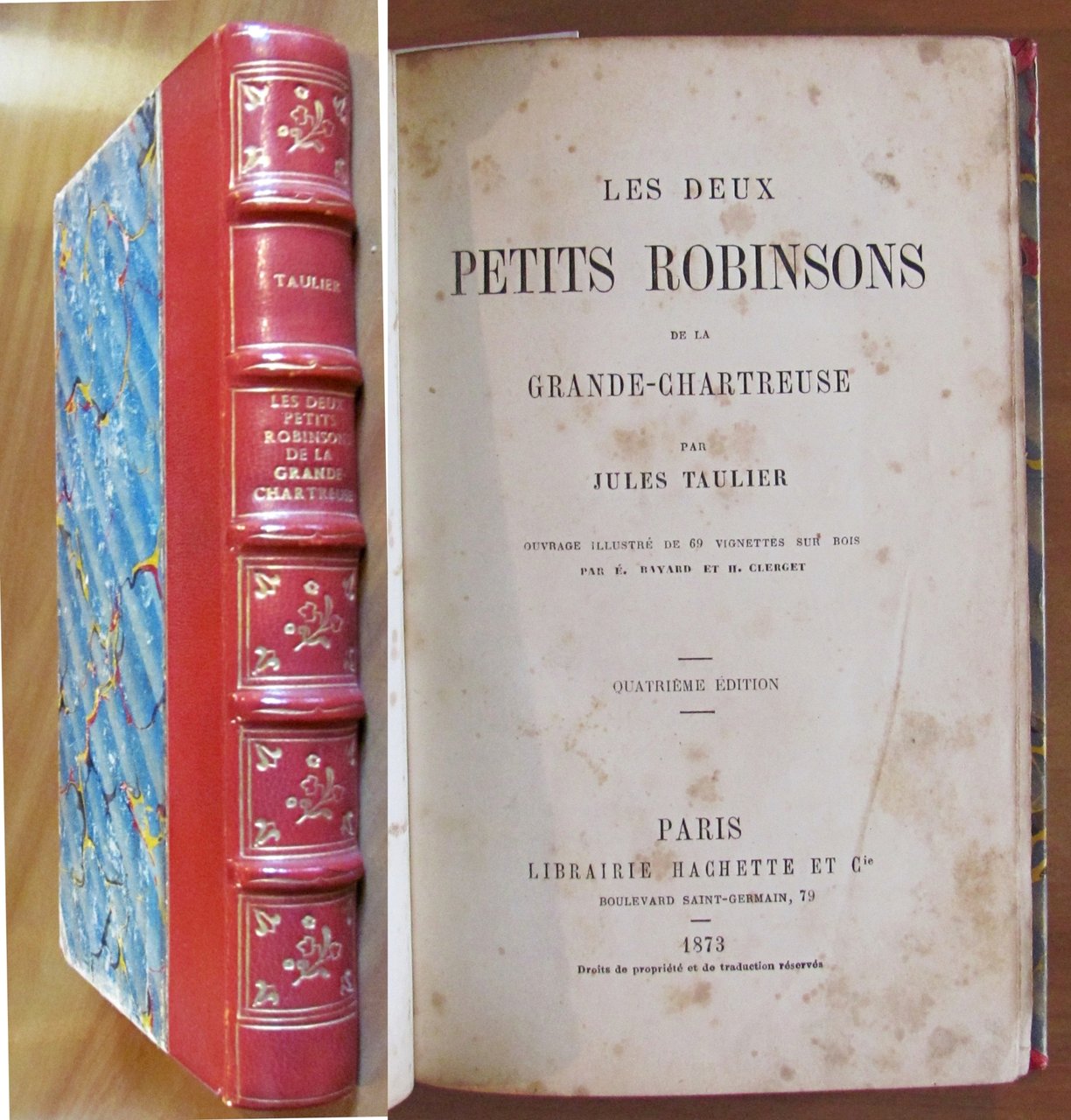 LES DEUX PETITS ROBINSONS DE LA GRANDE-CHARTREUSE, 1873 - ill. …