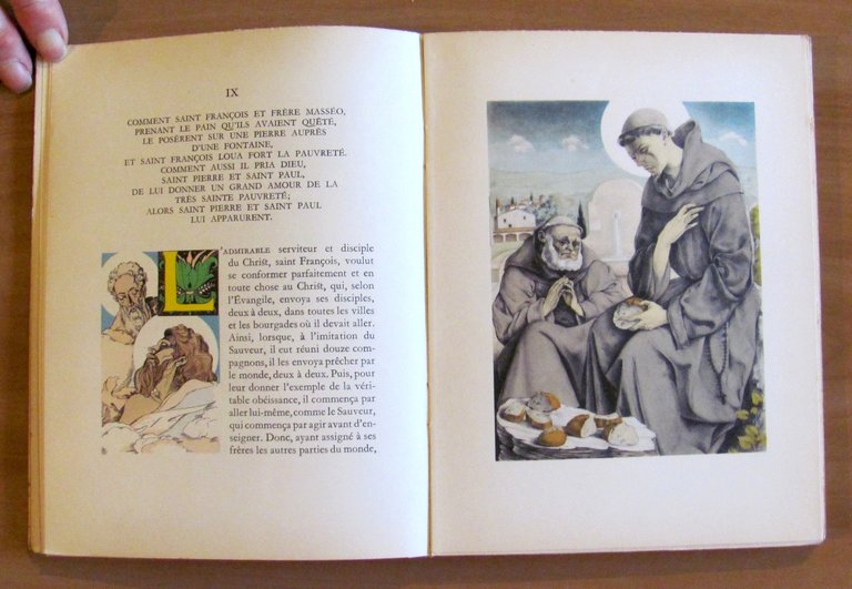 LES PETITES FLEURS DE SAINT FRANCOIS D'ASSISE, 1942 ill. BRUNELLESCHI