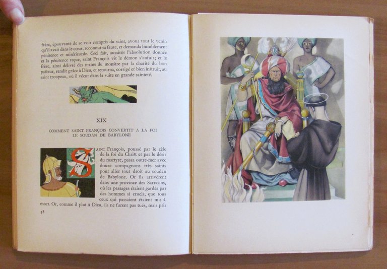 LES PETITES FLEURS DE SAINT FRANCOIS D'ASSISE, 1942 ill. BRUNELLESCHI