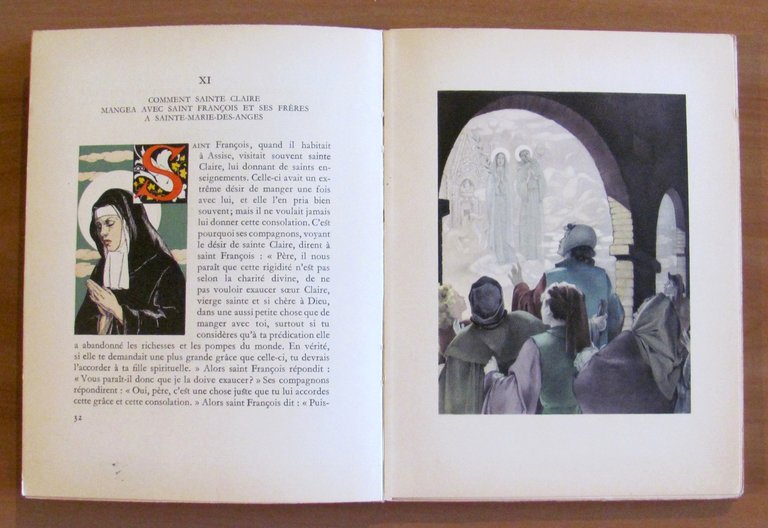 LES PETITES FLEURS DE SAINT FRANCOIS D'ASSISE, 1942 ill. BRUNELLESCHI