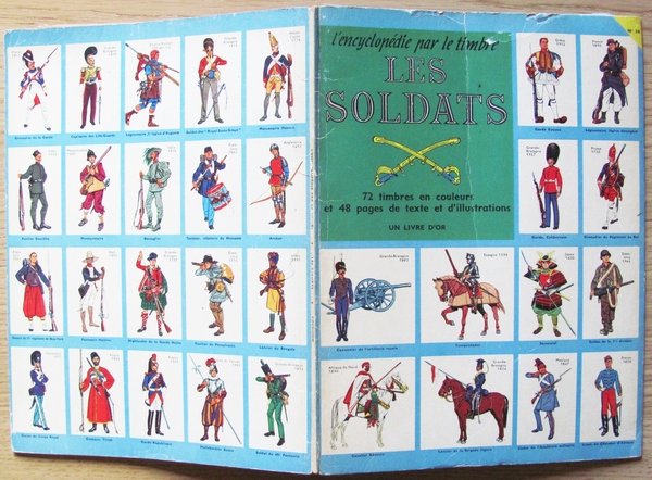 LES SOLDATS - L'ENCYCLOPEDIE PAR LE TIMBRE, 1957