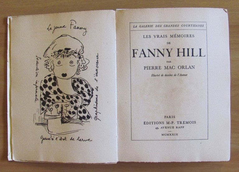 Les vrais Mémoires de FANNY HILL, 1929