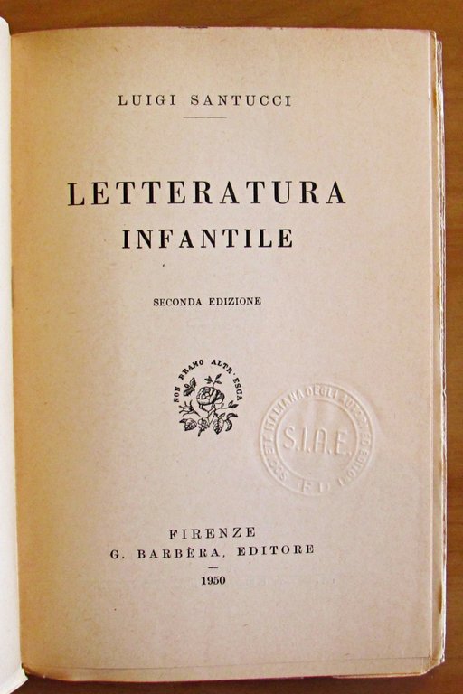 LETTERATURA INFANTILE
