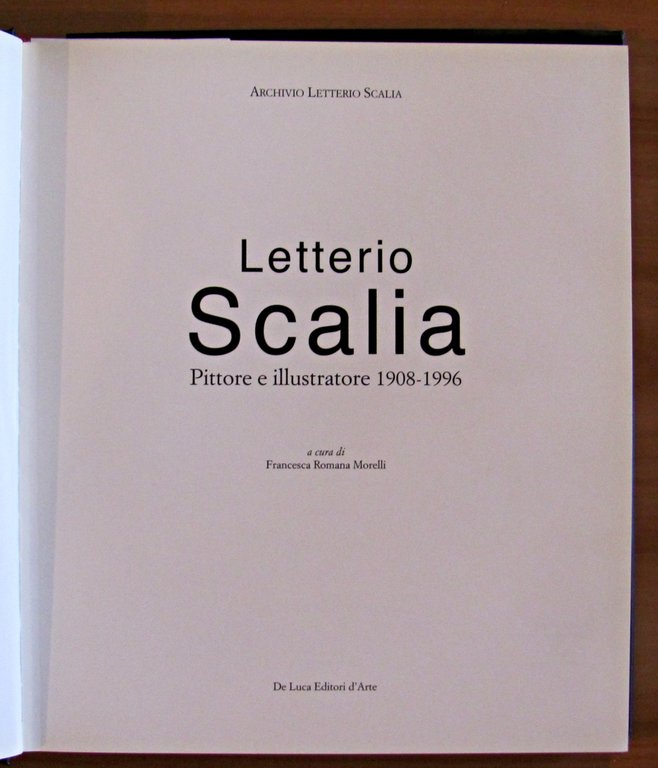 LETTERIO SCALIA - PITTORE E ILLUSTRATORE 1908-1996 - Dedica Autografa …