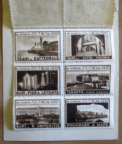 Libretto Completo XXII RIUNIONE SOCIETA' ITALIANA PROGRESSO delle SCIENZE - …