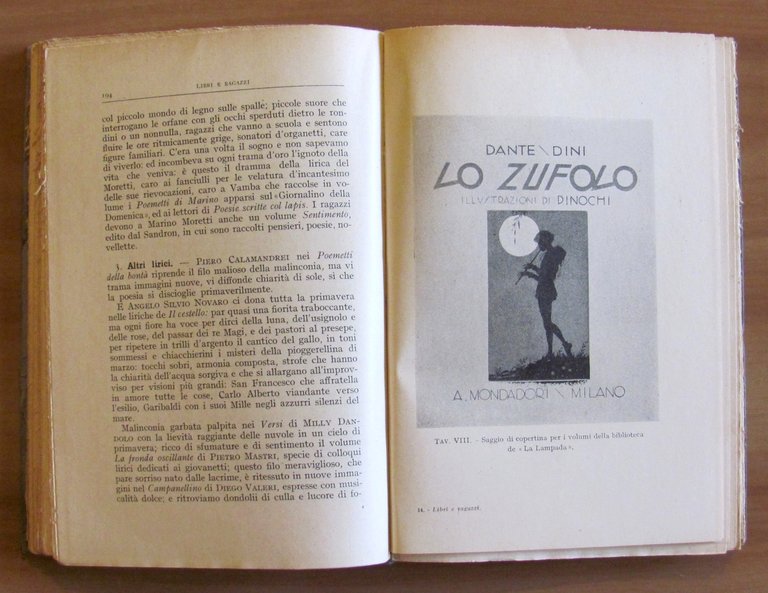 LIBRI E RAGAZZI Sommario storico di Letteratura infantile, I ed. …