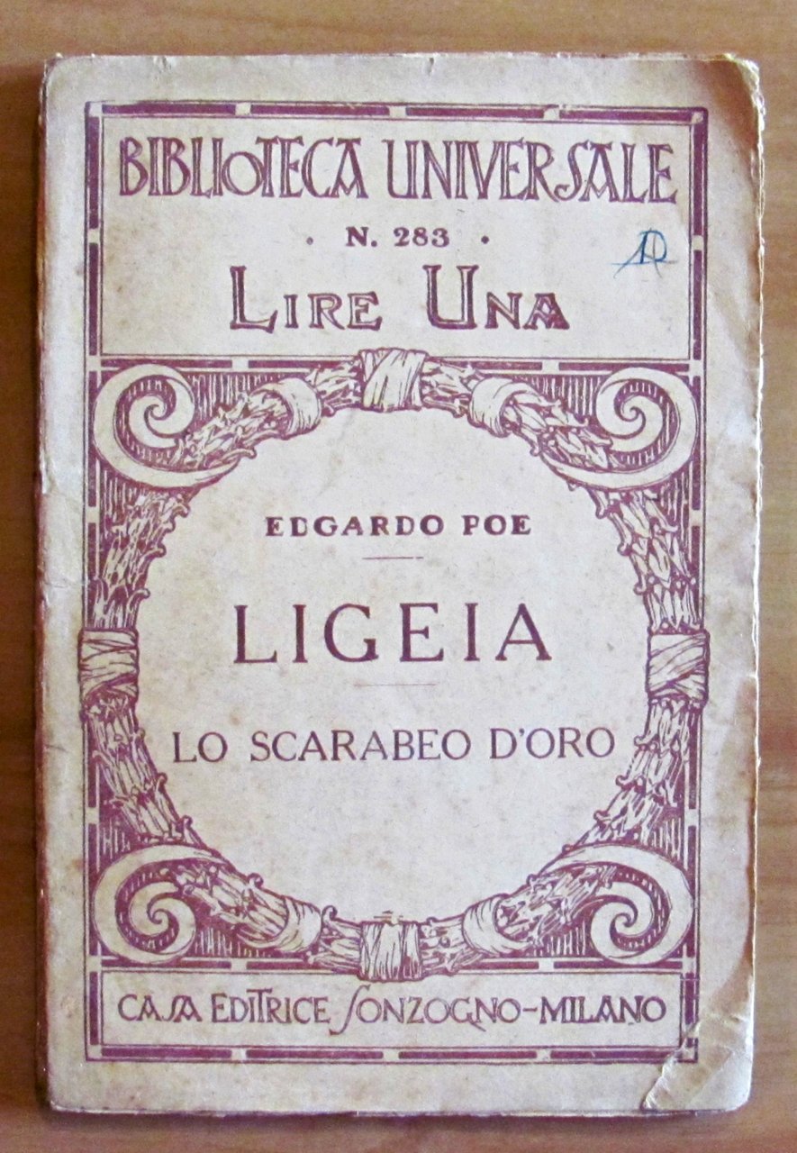 LIGEIA - LO SCARABEO D'ORO